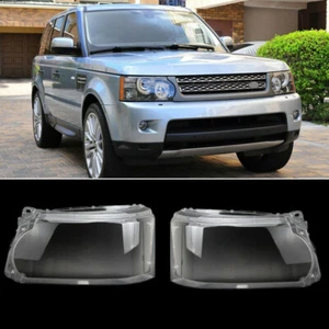 Par de pantallas de cubierta de lente de faros para Land Rover Range Rover Sport 2010-2013 - Imagen 1 de 8