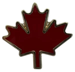 Pack of 50 Canada Maple Leaf Motorcycle Hat Cap Lapel Pin - Picture 1 of 1