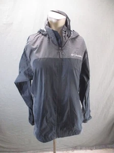 Columbia Größe S Herren grau 100 % Nylon Ständer mit durchgehendem Reißverschluss Kragen Tasche Windbreaker 292 - Bild 1 von 11