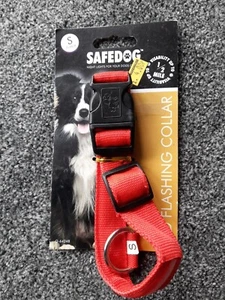 Safedog High Visability LED Flashing Collar - size small 35-43 cm - Picture 1 of 1