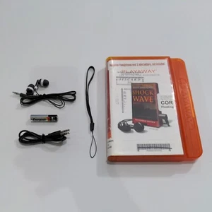 Shock Wave By John Sandford Unabridged Audiobook Playaway Earbuds Battery Aux - Picture 1 of 9