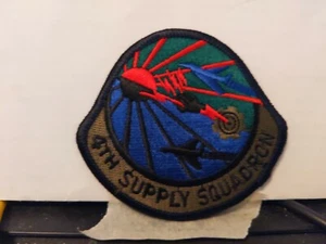 USAF 4TH Supply Squadron Patch. Variation 1 - Picture 1 of 3
