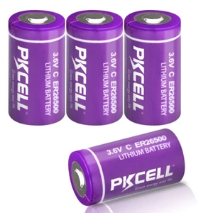 2Pcs Double C Battery 3.6V ER261020 High Energy Li-SOCl2 Batteries for Gas Meter - Picture 1 of 4