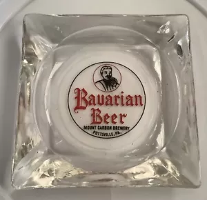 Bayerisches Bierglas Aschenbecherhalterung Carbon Brauerei Pottsville Pa - Bild 1 von 2