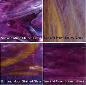 Mosaic Glass or Stained Glass sheets (4"x6") -  Variety packs_Free Shipping