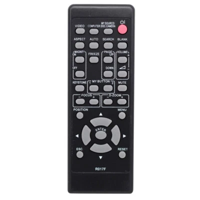 Replacement Remote Control for Hitachi R016F/R017F CP-A221N CP-A301N CP-AW251N  - Image 1 of 4