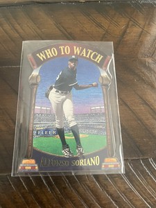 Alfonso Soriano 2000 Fleer Tradition Who To Watch # WW 9 of 15