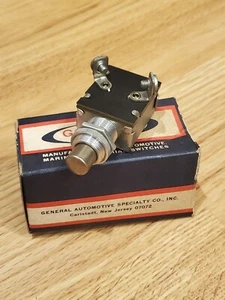 Vtg Push Button Ignition Switch General 2876 NOS 40s 50s Antique Auto - Picture 1 of 3