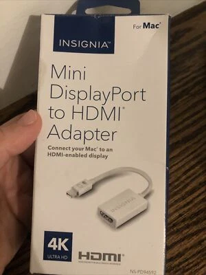 Open Box Insignia - Mini DisplayPort-to-HDMI Adapter - NS-PD94592 - i2A - Image 1 of 2