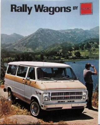 GMC Rally y STX Wagons Van 1979 G1500 G2500 G3500 folleto de ventas original Foto 1 de 3