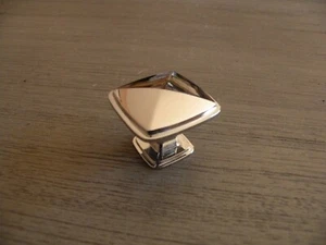 Ravinte poliertes Chrom 1 1/4" Küche Bad Schrank quadratische Knopfgriffe 16 Stck. - Bild 1 von 4