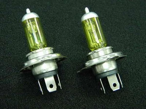 9003 H4 ALTO/BAJO XENÓN HALÓGENO CONDUCCIÓN AUTOMÁTICA BOMBILLAS AMARILLAS - Imagen 1 de 1