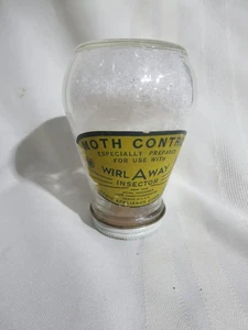 Tarro de insecto vintage Air-Way Wirl A Way para control de polillas - Imagen 1 de 8