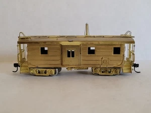 Milwaukee Bay Window Caboose Overland Models with Straight Trucks brass HO scale - Picture 1 of 8