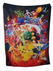 Pokemon Fleece Überwurf Decke 50x40 - Bild 1 von 1