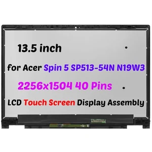 13.5" for Acer Spin 5 SP513-54N-74V2 2256x1504 40pin LCD Touch Screen Assembly - Afbeelding 1 van 6