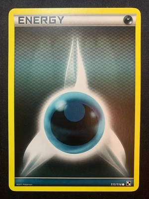 DARKNESS ENERGY - 111/114 - BLACK & WHITE - POKEMON CARD - MP - Image 1 of 4
