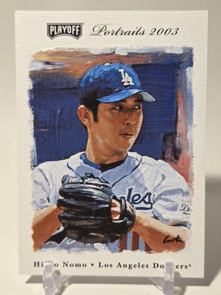 2003 Playoff Portraits Hideo Nomo #17 Los Angeles Dodgers - Image 1 of 2