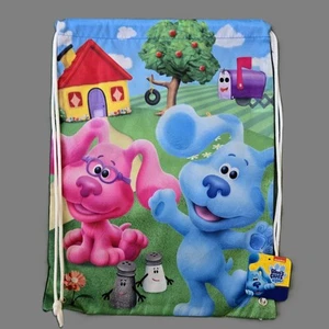 Blue's Clues Drawstring Bag - 18 Inch - Vibrant Blue Color - Picture 1 of 2
