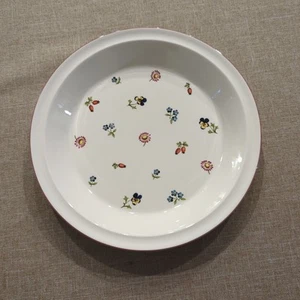 Villeroy & Boch Quiche Pie Dish Round Baker Petite Fleur Flower Floral 10.5”D - Picture 1 of 9
