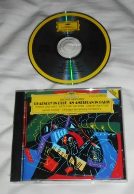 GERSHWIN: Rhapsody in Blue - American in Paris CD 1993 DG CRC James Levine Foto 1 de 2