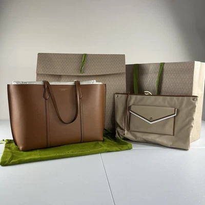 Bolso de Mano Tory Burch Perry Otoño Marrón Nuevo con Etiquetas Talla OS Estilo 177235 Foto 1 de 4