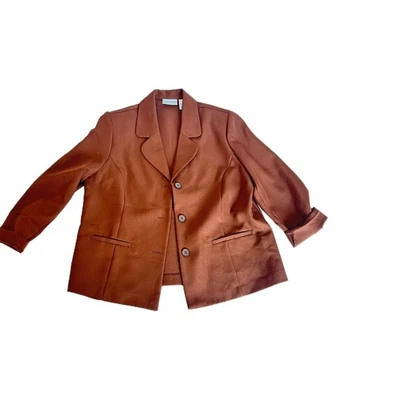 Alfred Dunner Blazer 尺码 14P 100% 聚酯纤维 — 第 1/4 张图片