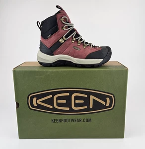 KEEN Women's Revel IV Mid Polar Winter Boots - Rhubarb/Plaza Taupe Size 6.5 - Picture 1 of 17