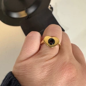 Marc By Marc Jacobs Gold Heart Ring Size 6 M0005858 - Picture 1 of 4