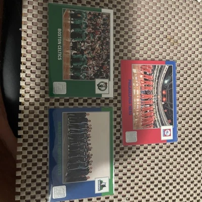 2010-2011 Donruss Team Checklists Timberwolves, 76ERS, Celtics - Image 1 of 4