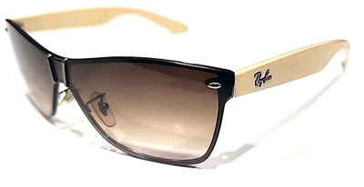 Gafas de sol Ray Ban RB3384 004/13 pequeñas marrón escudo Wayfarer unisex Italia Foto 1 de 4