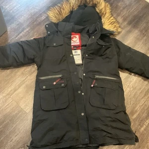 Chaqueta Abrigo Parka Canada Weather Gear Aislada WP Negra Talla XL - Imagen 1 de 5
