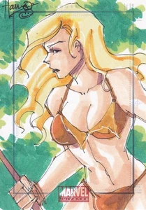 2011 Marvel Universe Sketchkarte Mohd Shanna - Bild 1 von 1