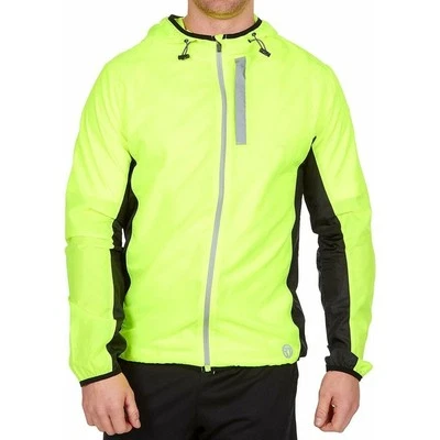 Red Tag Quick Dry Lightweight Mens Running Jacket Green Hooded Run Breathable - Image 1 of 2