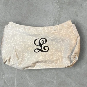 Cartera Falda Treinta y Uno Retirada Caqui Floral con Monograma L - Imagen 1 de 2