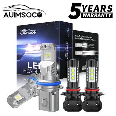 For Mercury Mountaineer 2002 2003 2004 2005 2006 LED Headlight + Fog Light Bulbs - Image 1 of 4