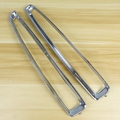 94-99 Cadillac DeVille Tail Light Molding Trim Driver Passenger Bezel Set Chrome - Image 1 of 4