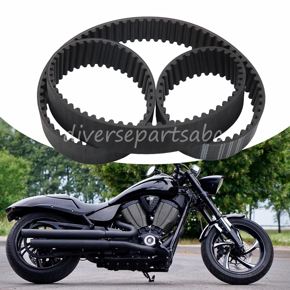 Correa de transmisión - 132 dientes - 1-1/2" apta para Harley-Davidson 106-0352 EE. UU. Foto 1 de 4