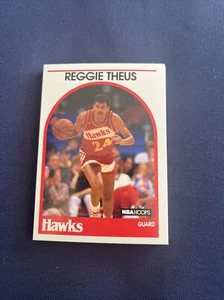 1989-90 NBA Hoops Basketball Reggie Theus SP #165 Atlanta Hawks - Bild 1 von 1