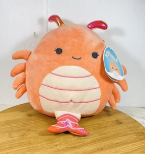 Squishmallow 8 Zoll Simone Garnelen weiches Plüschtier Stofftier Kissen neu mit Etikett - Bild 1 von 8