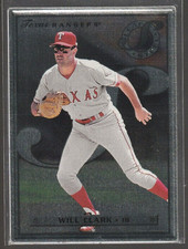 1996 LEAF PREFERRED METAL INSERT WILL CLARK TEXAS RANGERS