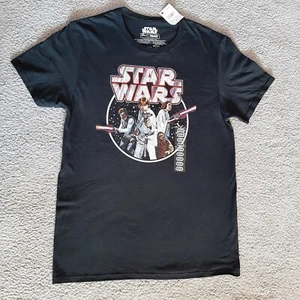 Star Wars T-Shirt M Medium Fifth Sun Black Luke Skywalker Han Solo Leia schwarz - Bild 1 von 7