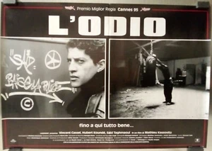 LA HAINE MATHIEU KASSOVITZ VINCENT CASSEL HUBERT KOUNDE MOVIE POSTER - Picture 1 of 1