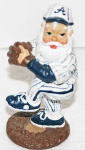 CHRISTMAS BASEBALL SANTA CLAUS STAND UP FIGURE PITCHER USA A WHITE UNIFORM - Picture 1 of 2