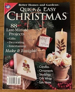 Better Homes & Gardens Quick & Easy CHRISTMAS 2000 Ornaments Stockings Projects - Picture 1 of 2
