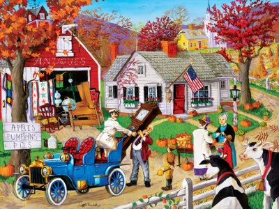 MasterPieces Fall Finds 300 Piece Jigsaw Puzzle By Joseph Holodook - Image 1 of 4