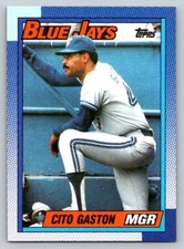 1990  Topps #201 Cito Gaston Toronto Blue Jays