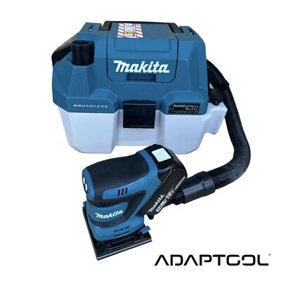 Makita DBO480Z Sander Dust Hose Adaptor to Makita DVC750 18v LXT Vac - Image 1 of 4