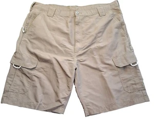 Wrangler Men’s Hybrid Performance Cargo Shorts Hiking Size 40 Lightweight Khaki - Picture 1 of 16