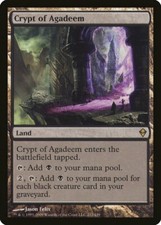 Crypt of Agadeem Zendikar NM Land Rare MAGIC THE GATHERING MTG CARD ABUGames